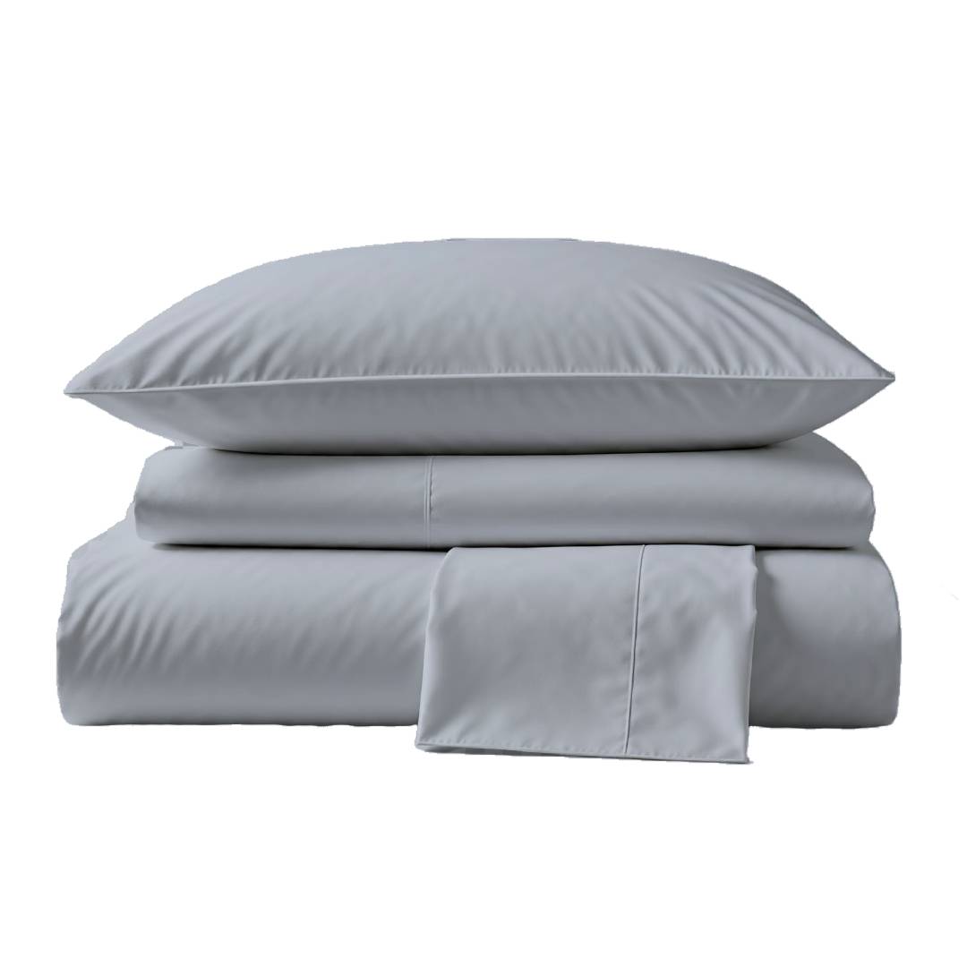 285 Thread Count Percale Bed Sheet Set | Slate