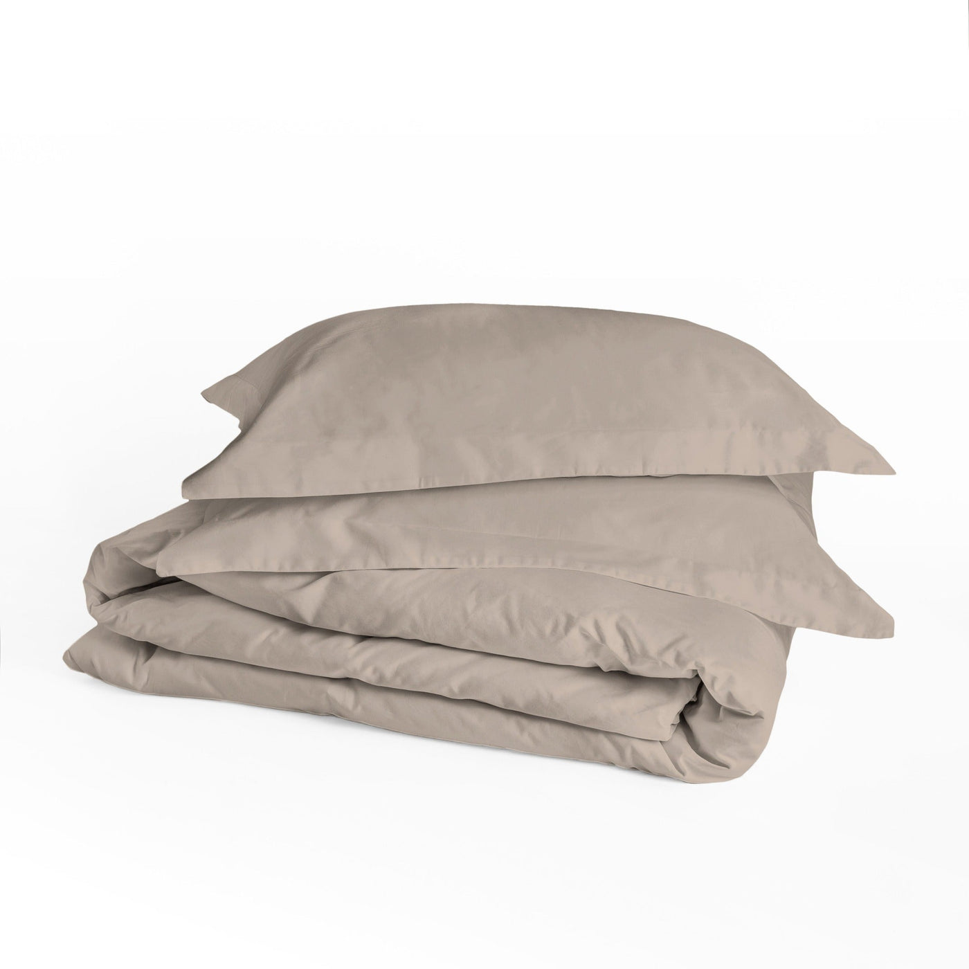 415 Thread Count Percale Duvet Cover Set | Latte