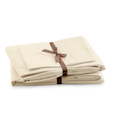 600 Thread Count Sateen Bed Sheet Set | Ivory